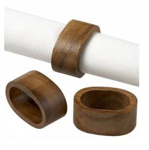 Anneau de serviette en bois, design exclusif, pour service de table, mariage et centre de table événementiel - Product Image 2