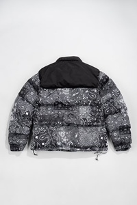 Veste bouffante pour hommes de haute qualité Logo personnalisé col montant imperméable et respirant hiver mode Streetwear en gros - Product Image 3