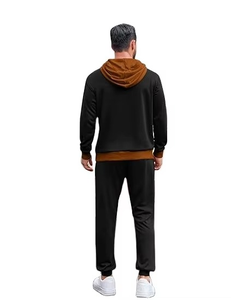 Conjunto Deportivo de Dos Piezas con Capucha, Transpirable, de Alta Calidad, Estampado, Talla Grande, Unisex, para Correr, Ropa Deportiva, Fitness - Product Image 3