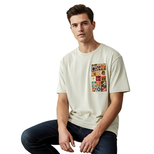 T-shirt classique à col rond pour homme en coton 100 % biologique – Coupe douce et confortable, durable, conçu pour un usage quotidien, style minimaliste - Product Image 3