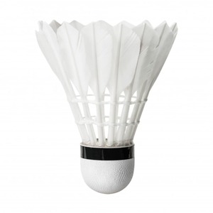 Volante de Bádminton Estándar de Plumas de Ganso con Cabeza de Corcho PU, Duradero, para Entrenamiento, Color Blanco - Product Image 3