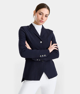 Chaqueta de competición ecuestre premium para mujer, suave, de ajuste equilibrado, transpirable, duradera, para espectáculos ecuestres. - Product Image 2