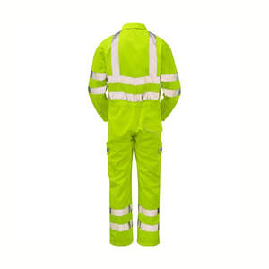 Uniforme de Trabajo de Seguridad Industrial de Alta Visibilidad BETTERGLOWAPPARELMFG Personalizado, Conjunto Unisex de Algodón Transpirable con Certificación CE - Product Image 3