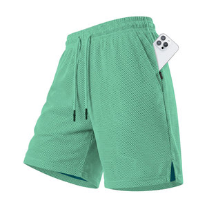 Shorts de malla de color sólido hechos en Pakistán, servicio OEM, shorts de malla para hombre al por mayor. - Product Image 1