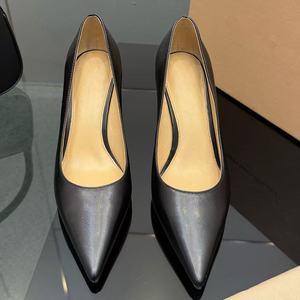 High Quality Factory Direct Sale Ladies <b>Heels</b> Shoes Genuine Leather <b>Heels</b> for Women - Product Image 3