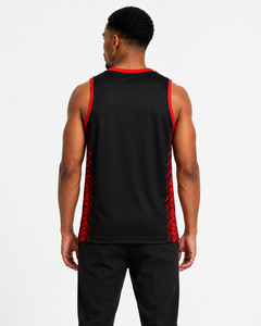 Maillot de basket-ball de qualité supérieure, tissu respirant, logos d'équipe personnalisés, coutures durables, coupe confortable, uniforme sportif élégant - Product Image 5