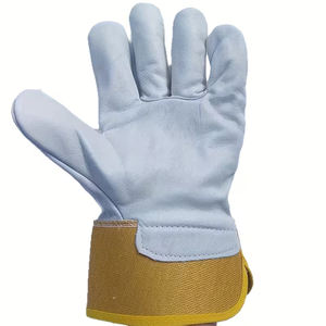 Guantes de Trabajo Industriales de Seguridad de Piel de Oveja y Cabra, Protección Completa para los Dedos, Antivibración, Talla Juvenil y Adulto - Product Image 3