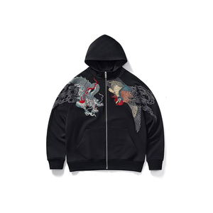 Sweat à capuche brodé pour homme, best-seller, logo personnalisé, 100% coton molletonné, coupe oversize, poche latérale, séchage rapide, imperméable, respirant - Product Image 1