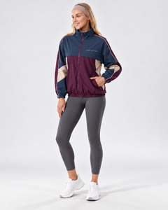 Hot Selling Winter Solid Crop Top Fit <b>Windbreaker</b> Tracksuit Set <b>Women</b> Waterproof Lightweight Running Sports Jacket Pants - Product Image 1