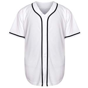 Custom <b>Baseball</b> Jersey Men's Button Up <b>Baseball</b> Shirt Sublimation Team Uniform Sportswear OEM Supplier - Product Image 1