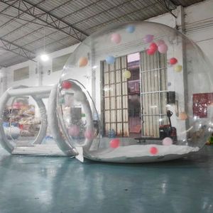 THUY LINH Domo Burbuja Inflable Transparente de TPU/PVC, Fácil de Instalar, para 4-6 Personas, Refugio para Eventos, Cabaña Portátil Comercial para Exteriores - Product Image 5