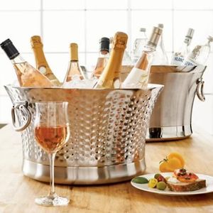 Cubo elegante para servir, enfriador de champán, accesorio de lujo para el hogar, decoración de cocina, cubeta metálica para bebidas - Product Image 3