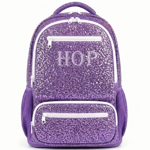 Custom Logo Glitter Cheerleading <b>Backpack</b> Sparkly Cheer Bag sports Outdoor glitter <b>Backpack</b> Lightweight cheerleading <b>Backpack</b> - Product Image 1