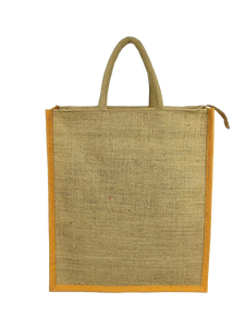 Natural Jute Shopping <b>Tote</b> <b>Bag</b> <b>with</b> Zipper Closure Cute Animal Print Reusable Eco-Friendly Gift Grocery <b>Bag</b> <b>with</b> Rope Handle - Product Image 4