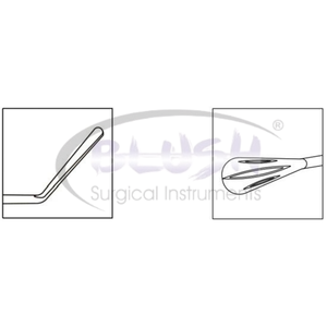 Paton Spatula and Spoon Ophthalmic Surgical Instrument Steel Eye Microsurgery Tool Corneal Handling Instrument By <b>Blush</b> Surgical - Product Image 3