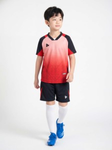 Ensemble de maillots de football pour enfants WOLVES JP, col rond, séchage rapide, couleurs personnalisées, impression par transfert thermique, uniforme d'équipe pour jeunes garçons et filles - Product Image 2