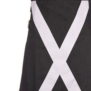 Kilt écossais traditionnel fait main pour homme, gris, style pompier, best-seller - Product Image 4