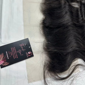 Cheveux Remy indiens non traités Frontal meilleure qualité Texture droite naturelle directement fabriquée en Inde Style lâche vague profonde - Product Image 1