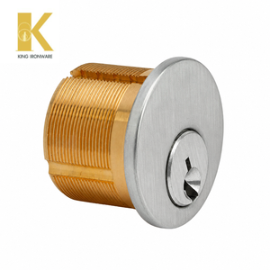 Cerradura de Embutir con Cilindro de 25 mm, Ranura para Llave SX, Cromado Satinado, 30 Años de Garantía del Fabricante, 2 Llaves Incluidas - Product Image 6