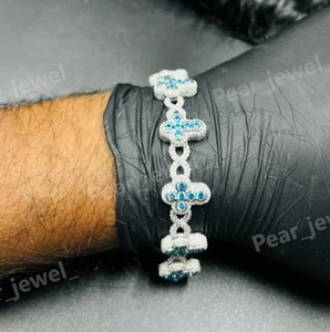 Bracelet en moissanite écologique pour femmes, design minimaliste élégant avec éclat brillant, disponible en grande quantité - Product Image 5