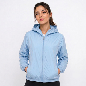 Chaquetas Impermeables Ligeras de Invierno para Mujer, Cortavientos Casuales de Otoño Resistentes al Agua, Chaqueta con Capucha y Cierre Completo a Prueba de Viento - Product Image 2