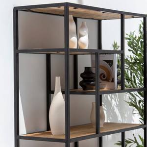 Étagère industrielle Vandana Vesta Sierra, meuble de rangement minimaliste moderne en métal et bois - Product Image 6