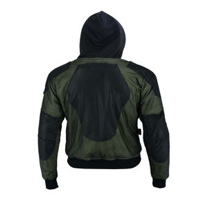 Sudadera con Capucha de Forro Polar Negro para Motociclistas, Estilo Moderno, Sudadera Personalizada para Motociclistas con Capucha Extraíble - Product Image 3
