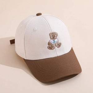 หมวกเบสบอลเด็ก 52 ซม. 2-6 ปี หมวกเด็กปักลายการ์ตูนหมี หมวกกันแดดเด็ก หมวกปีกกว้างสำหรับฤดูใบไม้ผลิและฤดูร้อน สำหรับเด็กวัยหัดเดิน ทั้งเด็กชายและเด็กหญิง - Product Image 3