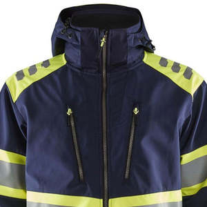 Comfortable Safety <b>Quilted</b> Hooded <b>Winter</b> Working Jacket Latest Design Oem Service Hot Sale - Product Image 5