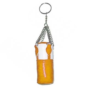 Mini sac de frappe en cuir avec drapeau américain, équipement de boxe antidérapant avec chaîne, matériel d'entraînement pour adultes - Product Image 2