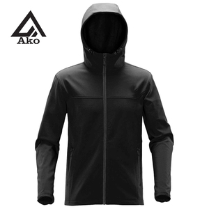 Veste Softshell à Capuche pour Homme, Coupe-Vent, Imperméable et Respirante, Chaude et Confortable pour une Liberté de Mouvement Optimale par AKO - Product Image 1