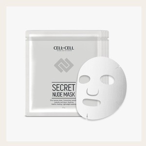 แผ่นมาส์กหน้าเกาหลี Korean K-Beauty Cell By Cell Secret Nude Mask 5 แผ่น ผลิตในเกาหลี 23 กรัม บำรุงผิวหน้า - Product Image 4