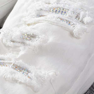 Pantalon en jean long décontracté pour homme, confortable, délavé, écologique et respirant, idéal pour toutes les saisons - Prix de gros - Product Image 5