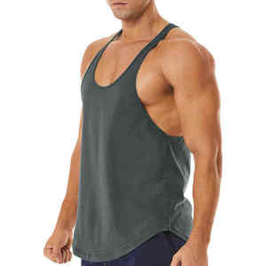 เสื้อกล้ามออกกำลังกายผู้ชาย ผ้าฝ้ายคุณภาพสูง ราคาสมเหตุสมผล - Product Image 3