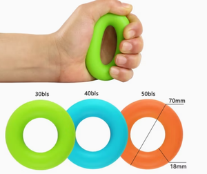 Entrenador de Fuerza de Agarre Ajustable con Mango de Plástico Verde y Herramientas de Ejercicio para Dedos, para Equipos de Fitness - Product Image 5