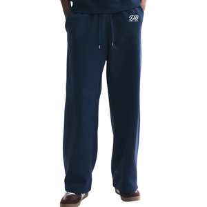 Pantalones Deportivos Personalizados de Corte Holgado, Unisex, Mezcla de Algodón y Felpa, Cintura Elástica con Cordón, Ropa Deportiva Informal para Entrenamiento y Descanso - Product Image 1