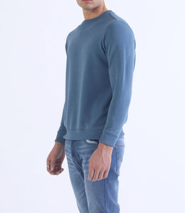 Nouveaux arrivages : sweat-shirts décontractés pour hommes, 100% coton, col rond, manches longues, séchage rapide, fabriqués au Pakistan - Product Image 3