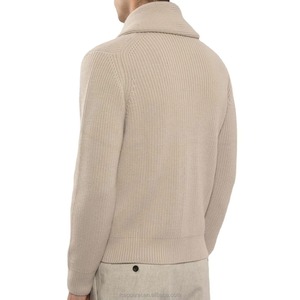 Pull en mohair personnalisé avec logo OEM & ODM, manteau d'hiver pour homme, pull à manches longues en tricot moelleux, cardigan en mohair pour homme - Product Image 2