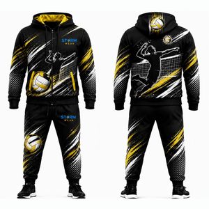 Survêtement de Volleyball d'Entraînement de Haute Qualité pour Hommes et Femmes, Tenue d'Échauffement par Sublimation, Survêtement Sportif Personnalisé par Sublimation - Product Image 4