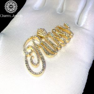 Charm Jewells - Colgante de Plata 925 con Perla de Agua Dulce y Moissanita en Forma de Bola, Chapado en Oro de 22K, Certificado IGI, Engaste de Bisel, Letra RILY - Product Image 2