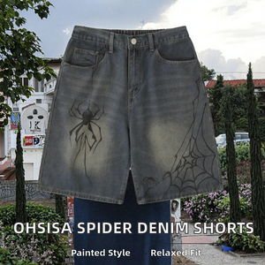 Shorts en jean pour hommes 2025 – Qualité supérieure, coupe ample, avec poches cargo – Prix bas, fabriqué en usine, style décontracté - Product Image 2