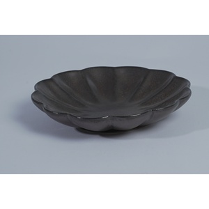 Plat de service en grès irrégulier de style japonais personnalisé de 20 cm, assiette en céramique asymétrique créative pour sushis, sashimi, agung - Product Image 5