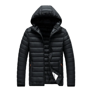 Custom Unisex <b>Thick</b> Waterproof Heated Puffer Jacket <b>Winter</b> <b>Coat</b> Cotton Fill Warm Zipper Closure Customized Hooded Face - Product Image 2