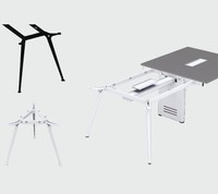 Bureau de direction de la série Vichakshan haut de gamme, surface stratifiée avec revêtement en poudre, solution de direction fiable, vente en gros