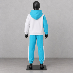 Ensemble de survêtement unisexe en polaire respirant à capuche, décontracté et sportif, avec sweat-shirt et pantalon de jogging - Product Image 2