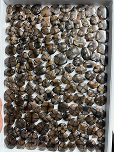 Cabujón de Chiastolita Natural Semipreciosa, Pulido y Liso, Gema Suelta Curativa Trimurti, 15-40mm, 3-10g, para Fabricación de Joyas - Product Image 3