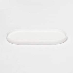 Plateau en marbre gris de luxe au design minimaliste pour l'organisation de la salle de bain et la présentation élégante de la décoration intérieure - Product Image 4