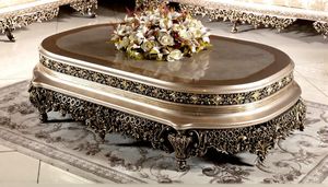 Royal European Solid Teak Wood <b>Sofa</b> Set Luxury Carved Gold 3 Seater Couches Central Coffee Side <b>Tables</b> Majlis Furniture - Product Image 3
