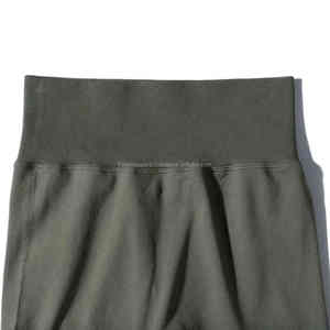 Mallas de entrenamiento deportivo de algodón 100% para mujer, mallas elásticas de cintura media sin costuras para Yoga y gimnasio, diseño a un precio razonable en oferta - Product Image 6