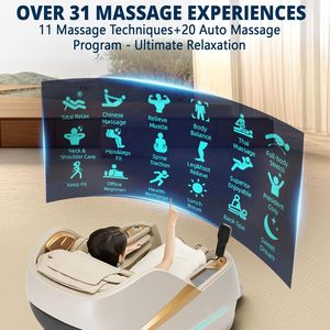 Nueva Silla de Masaje de Cuerpo Completo de Lujo para Uso Comercial, Gravedad Cero, Circulación de Aire, Función Musical y Precio - Product Image 4